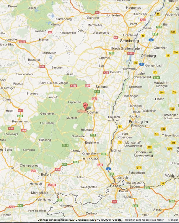 Localisation Turckheim